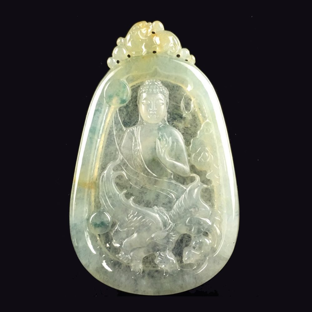 天然翡翠-金翅皈依